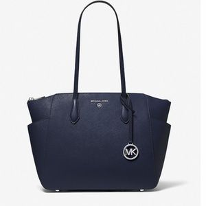 Michael Kors - Marilyn Medium Saffiano Leather Black Tote Bag
